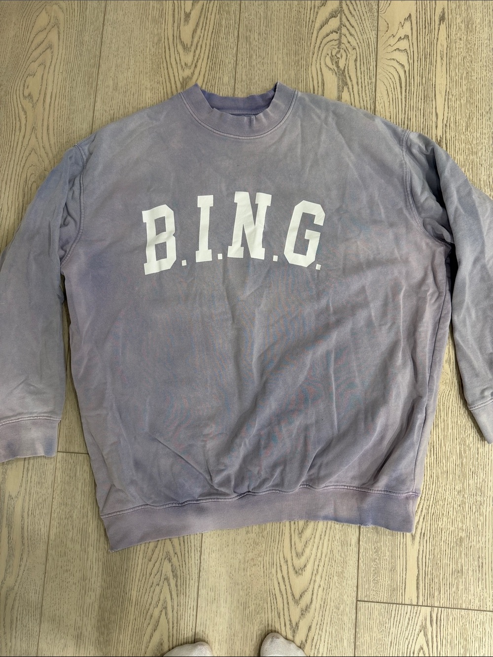 B.I.N.G. Lavender Crewneck Sweatshirt - Women's Scoop/Crew